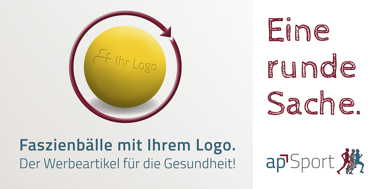 Featured image for “Eine runde Sache – Faszienball mit Ihrem Logo”